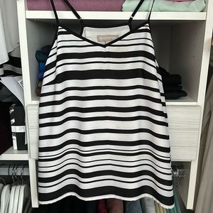 Banana Republic black and white stripped camisole